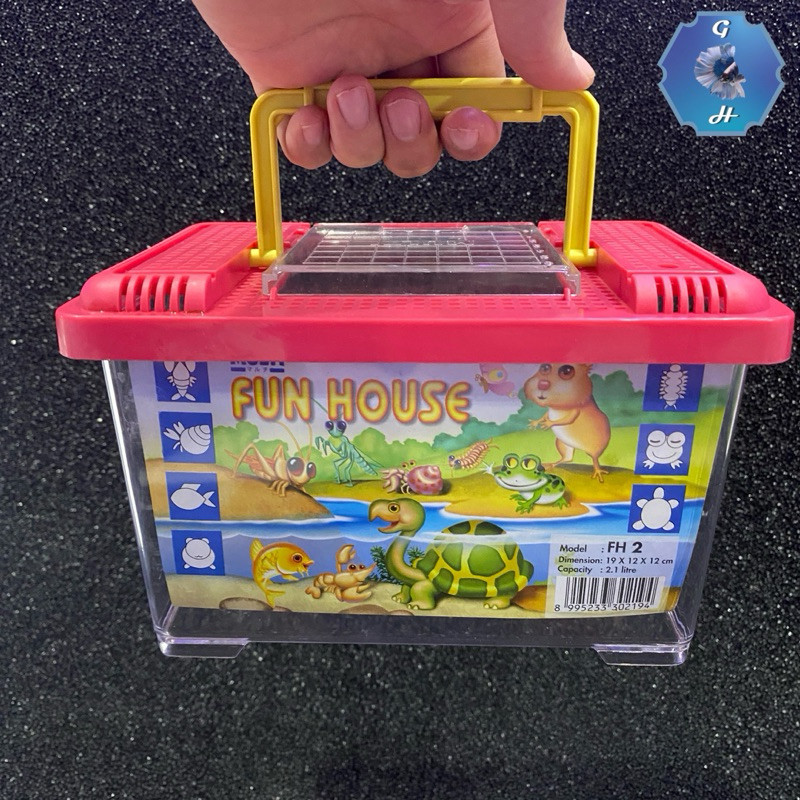 FUN HOUSE NO 2 - TEMPAT KURA & HAMSTER - 19x12x12 CM