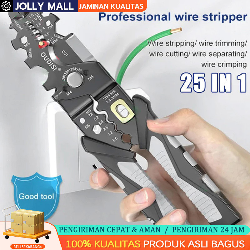 25in1Tang Multifungsi/Tang Potong Kabel Listrik/Tang Serbaguna Multifungsi/Tang Potong Kabel Listrik
