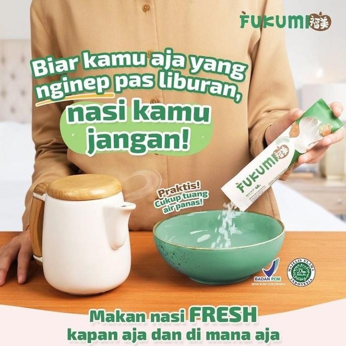 

Terlaris- Fukumi Beras Porang Box 280Gr Instan Konjac Rice - Mudah & Praktis