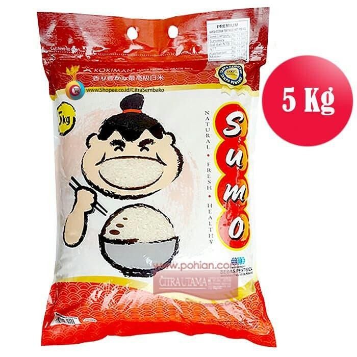 

Terlaris- Beras Sumo Premium Kemasan Merah 5Kg 5 Kg