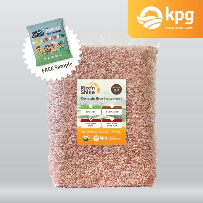 

Terlaris- Rice 'N Shine Beras Merah Organik - 5 Kg