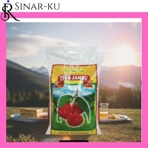 

Terlaris- Kemasan 5 Kg - Beras Premium Beras Tiga Jambu Pulen 5 Kg Pulen Wangi - Putih