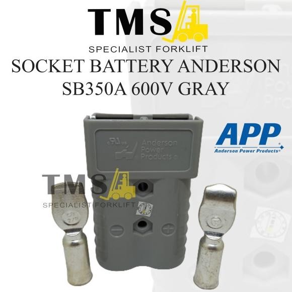 PROMO SOCKET ANDERSON SB350A - GRAY / ANDERSON SB 350A GRAY FOR FORKLIFT