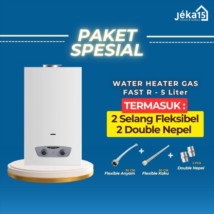 Water Heater//Pemanas Air Gas//Ariston Fast R