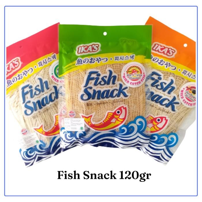 

Ika's FISH SNACK 120gr Original Hot & Spicy BBQ / Ikas Snek Ikan 120 g