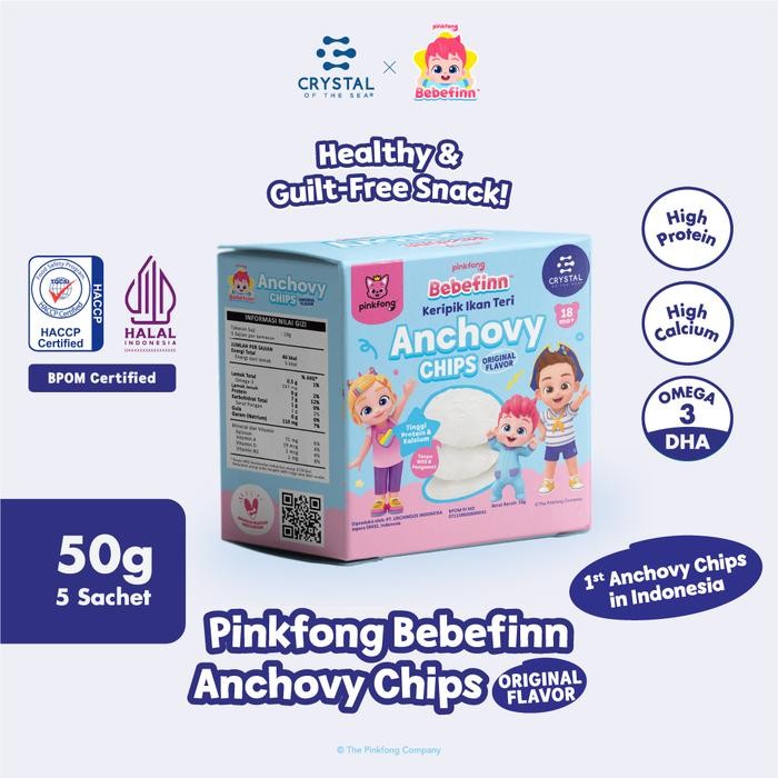 

Anchovy Chips Snack / Keripik Ikan Teri Rasa Original / Kerupuk MPASI