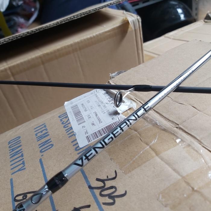 joran abu garcia vengeance 502 spinning fuji frame terbaru