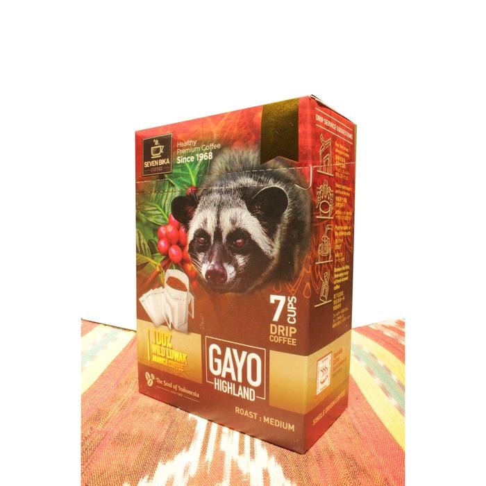 

Bid Coffee - Drip Coffee Wild Luwak Arabica Gayo Highland 7 Cups