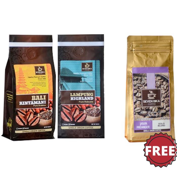 

Bid Coffee - Bali & Lampung 200 Gr Free Gold Blend 165Gr [Bubuk/Biji]