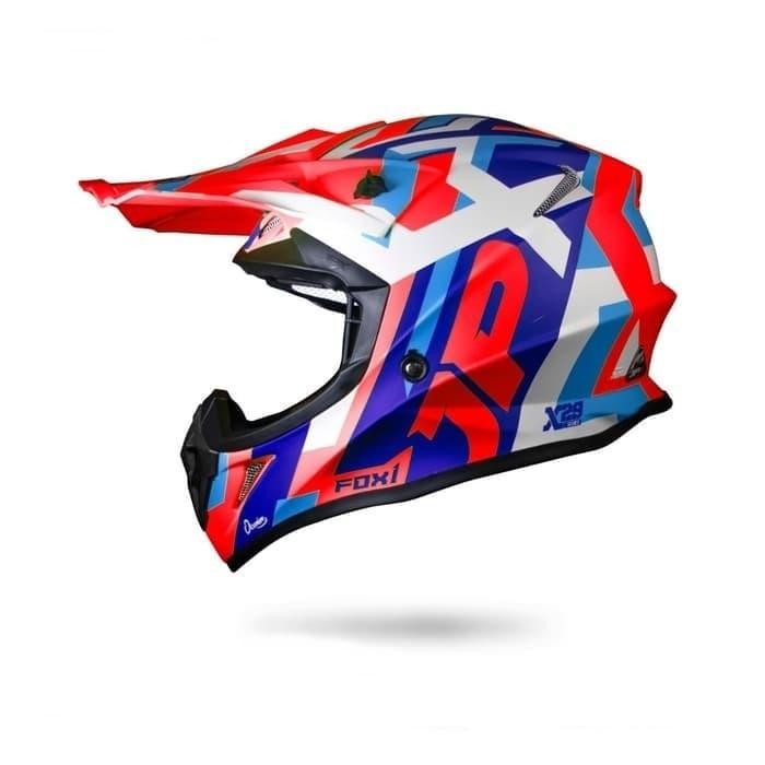 HELM TRAIL HELM CROSS JPX SERIES X29 OKSONIUM RED DOFF ORIGINAL JPX