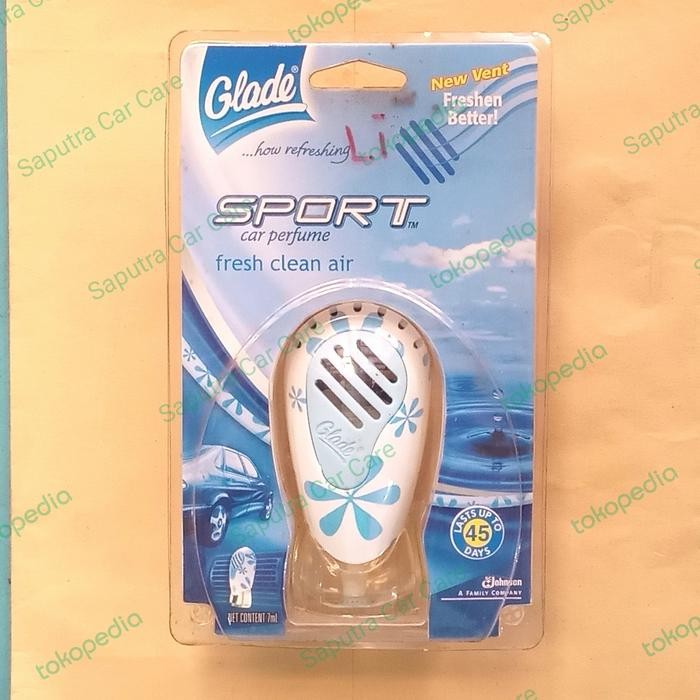 Stok Baru Parfum Pengharum Mobil AC Pewangi Glade Sport Harum Penyegar Scent