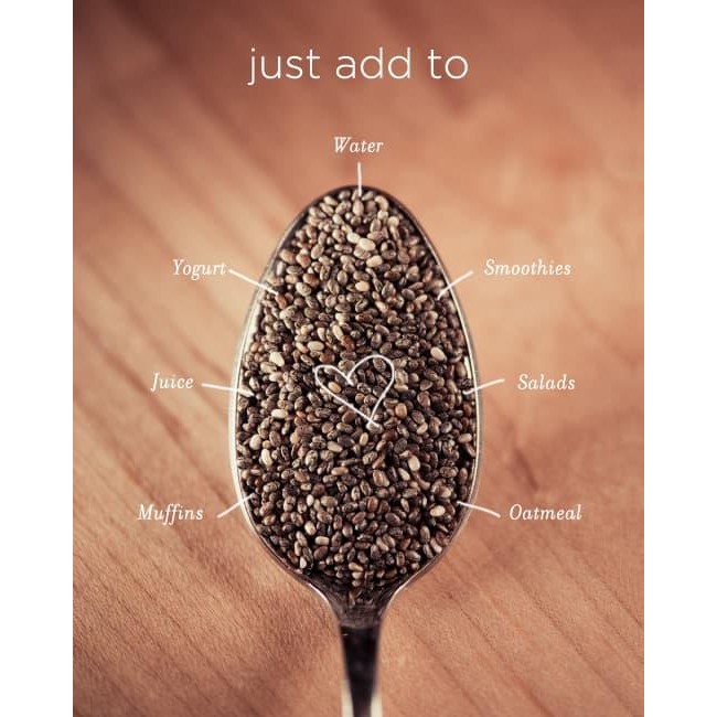

Terlaris- Organic Chia Seed Mexico Chiajoy 500 Gram Terbaik Untuk Diet