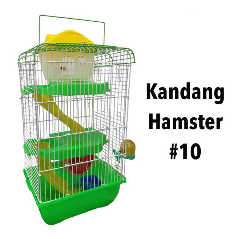 KANDANG HAMSTER #10 TINGKAT KANDANG HAMSTER CHAMPBELL KANDANG HAMSTER WINTER WHITE KANDANG HAMSTER