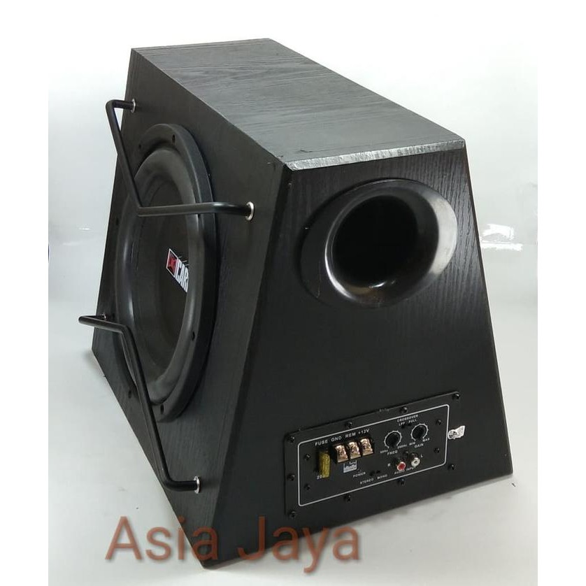 RideOn- Bassbox Subwoofer Aktif Mobil 10 Inch CARMAN CM 1011 Sub Woofer Active