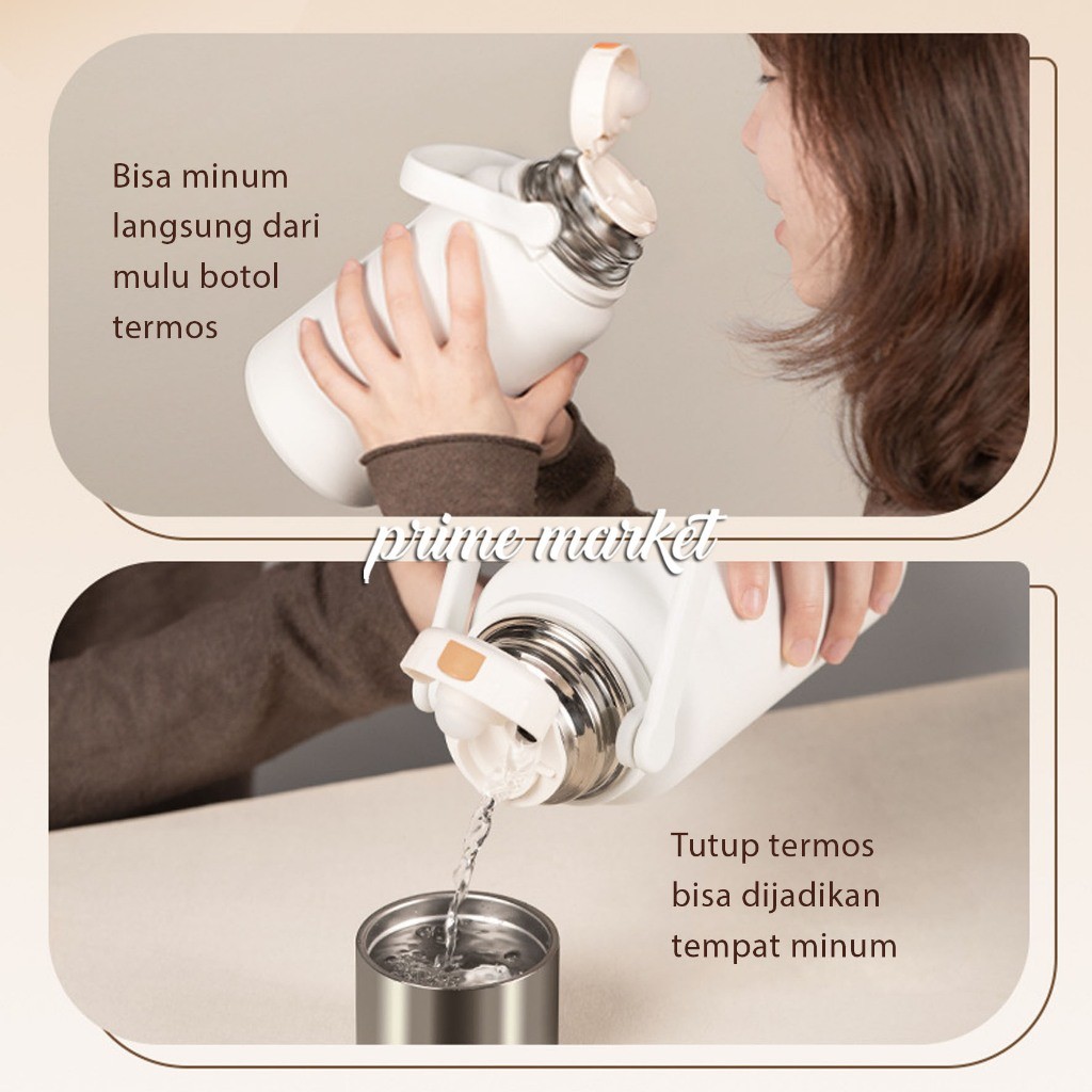 Termos Air Panas 1 Liter Stainless Thermos Air Panas Tremos Air Panas Dingin (8105465 8105466