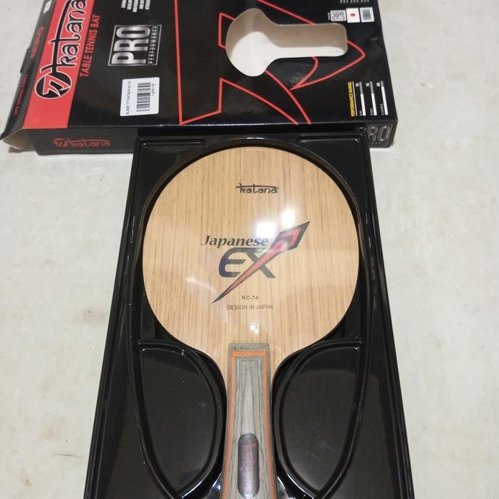 Kayu Bet Pimpong Katana Japanese Ex Pro Performance Original Carbon