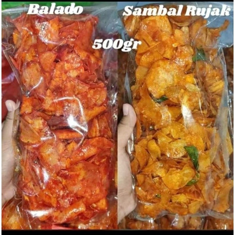 

Keripik Singkong Sanjay 500g Keripik singkong balado Keripik singkong sambal rujak