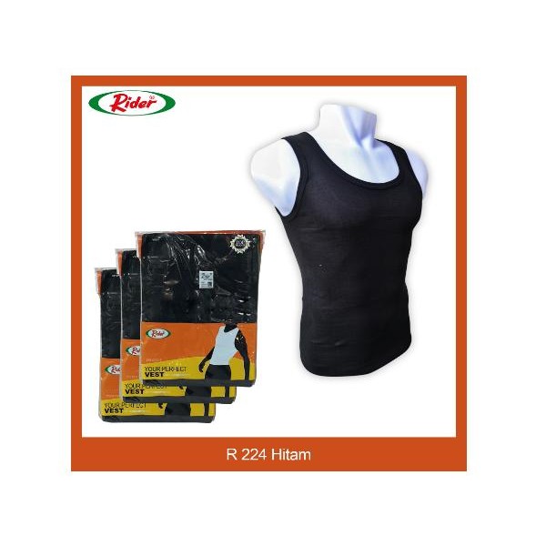 Singlet Rider R224B Vest Hitam