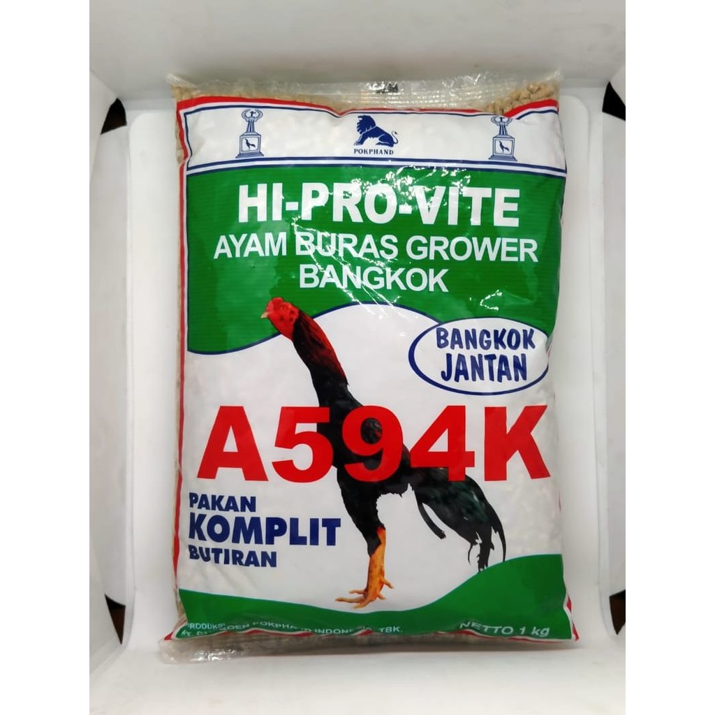 MAKANAN AYAM BANGKOK 594 1KG pakan makanan ayam bangok ayam kampung angsa itik bebek