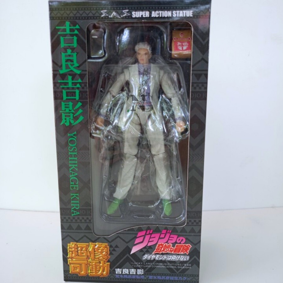 New Medicos Jojo Yoshikage Kira Super Action Statue Figure