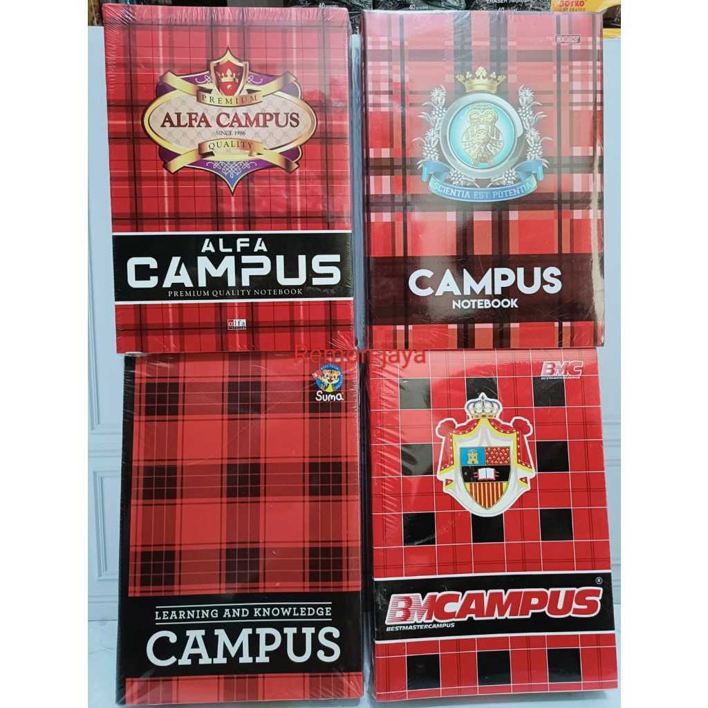 

BUKU TULIS CAMPUS 50 LEMBAR / 1 PAK (ISI 10 PCS) BUKU CATATAN UKURAN BOXY
