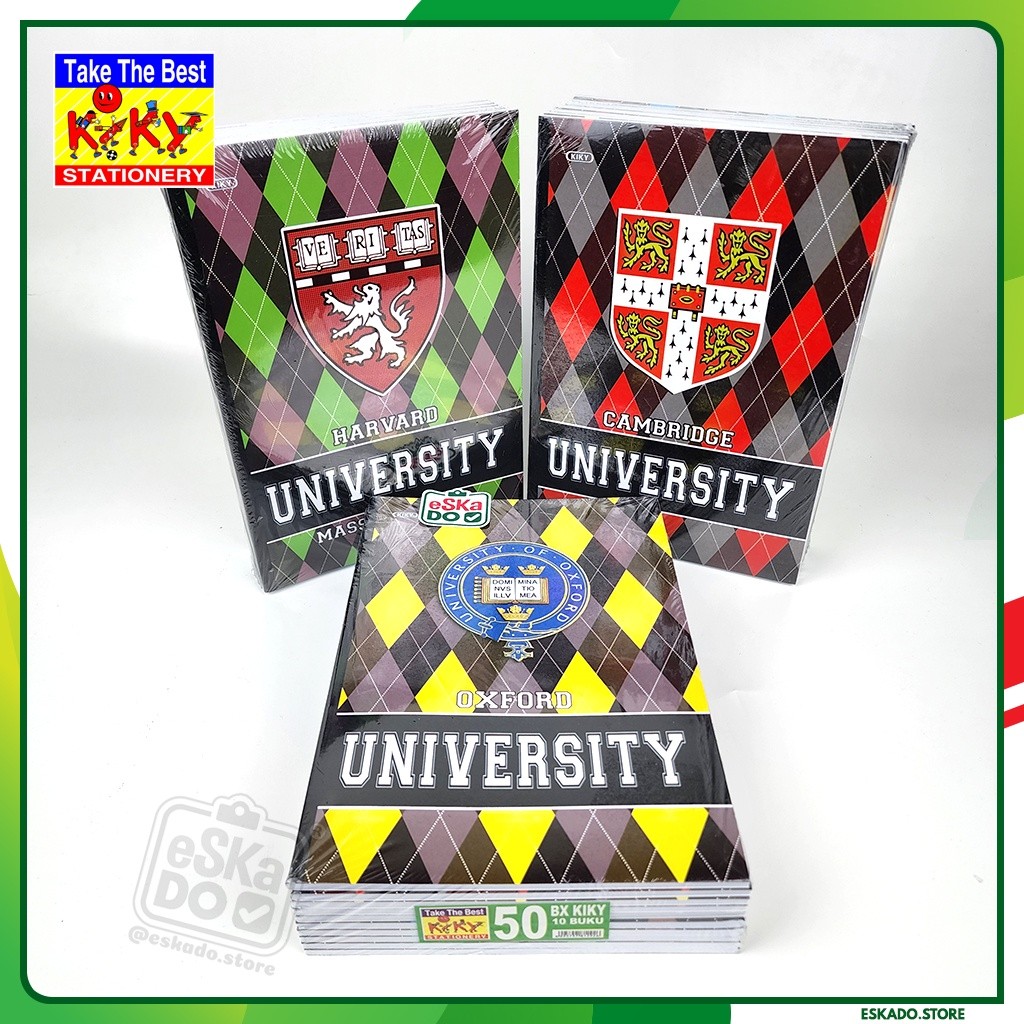 

Kiky Buku Tulis Boxy 50 Lembar (Pack Isi 10)