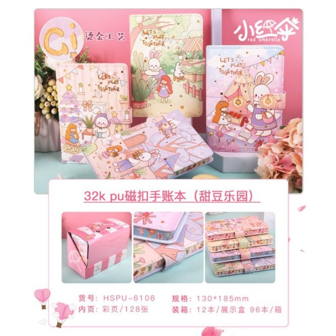 

Buku Diary Notebook Lucu Agenda Import Let's Play Together