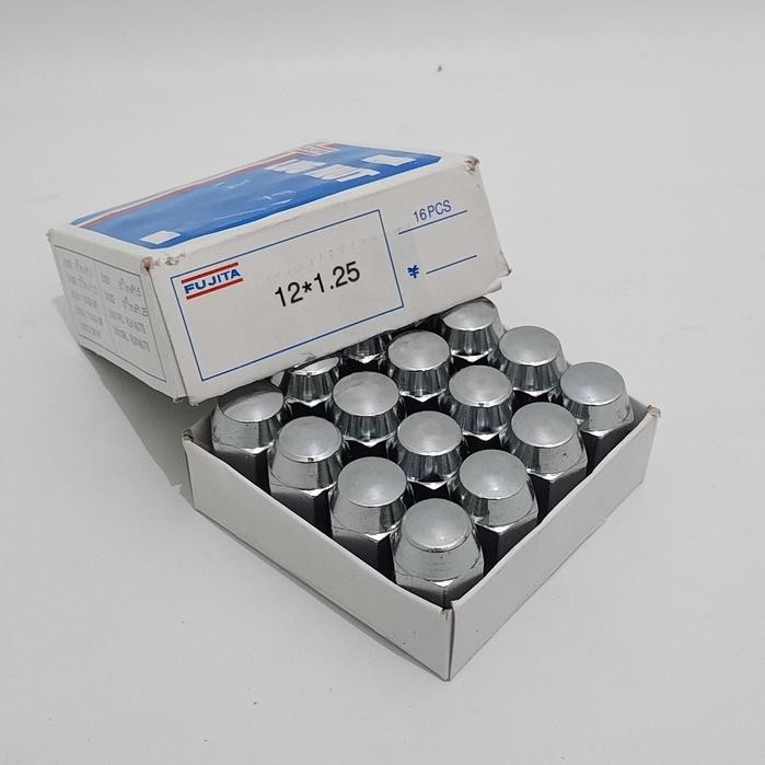 Mur Roda Racing Mobil Suzuki Splash Bahan Baja Lug Nut Baut 16 Pcs