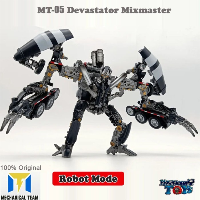 TERBARU SALE  SALE ACTION FIGURE TRANSFORMERS MECHANICAL TEAM MT-05 DEVASTATOR MIXMASTER READYY