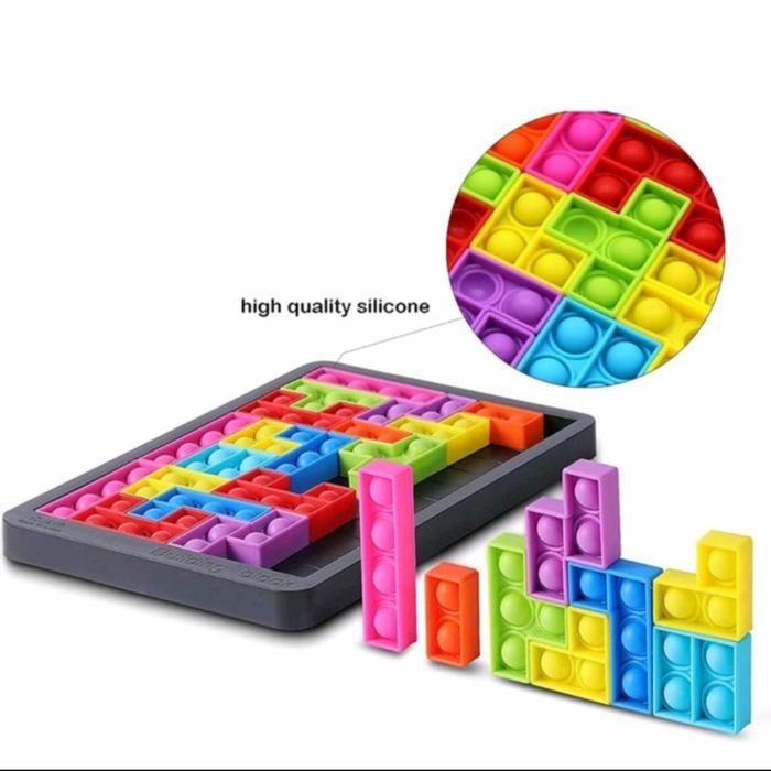 puzzel pop it mainan edukasi anak puzzel popit