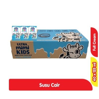 

(Expert) SUSU ULTRA MIMI KIDS FULL CREAM 125 ML 125ML DUS KARTON / ULTRA MIMI KIDS UHT FULL CREAM