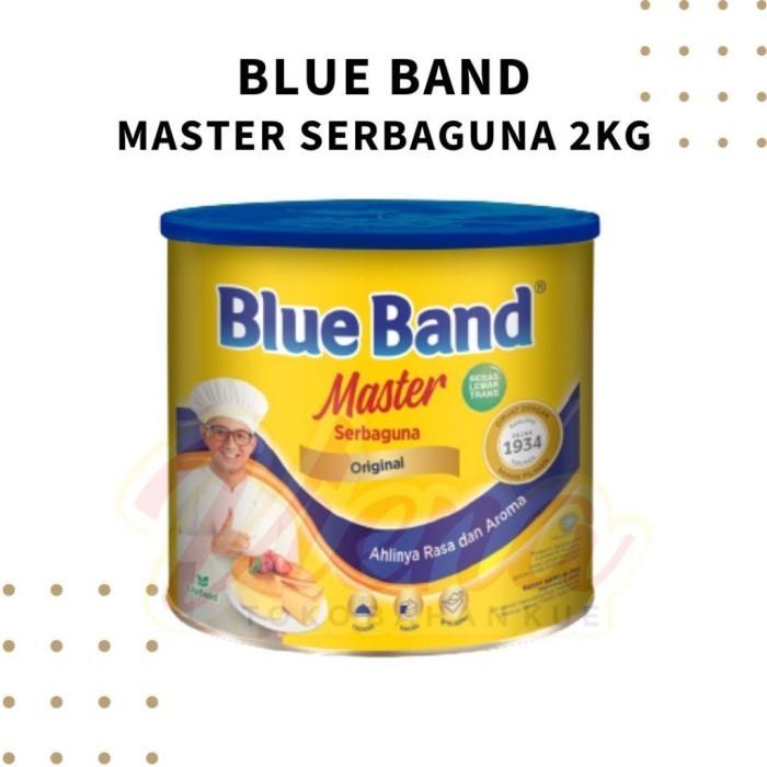 

(Expert) margarine mentega blueband master 2kg serbaguna