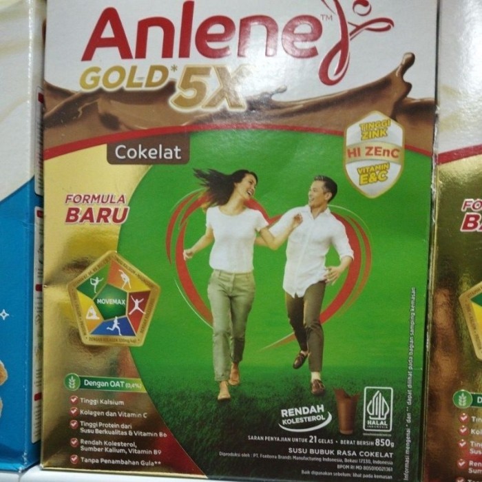 

(Expert) Anlene Gold 5X Vanila/Cokelat 850gr