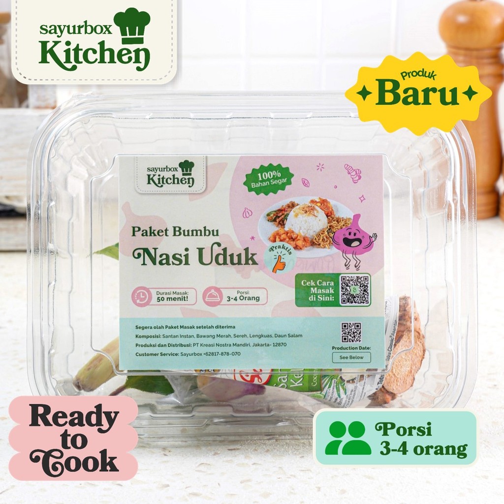 

Sayurbox Kitchen Paket Bumbu Nasi Uduk 1 pack
