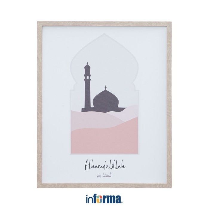 Terlaris Informa 40X50X2.5 cm Hiasan Dinding Kanvas Print Religy Xc24E Wall Art Decoration Lukisan