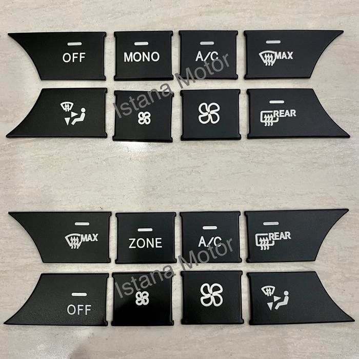 Cover AC Mercedes W204 W212 C E CLA hitam bukan stiker sticker