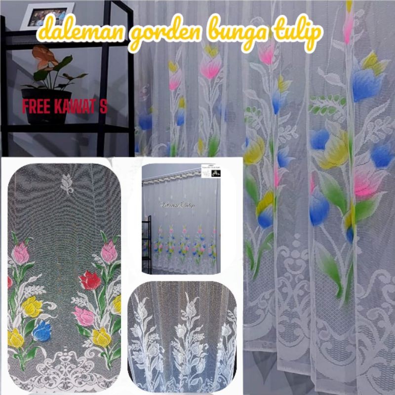 Gorden vitrase putih daleman gorden polos putih trasparan gorden siang