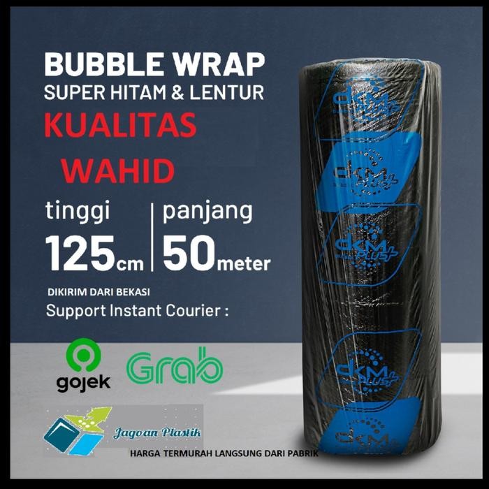

Happy- BUBBLE WRAP / BUBLE WRAP HITAM PREMIUM EKONOMIS 125 CM X 50 M