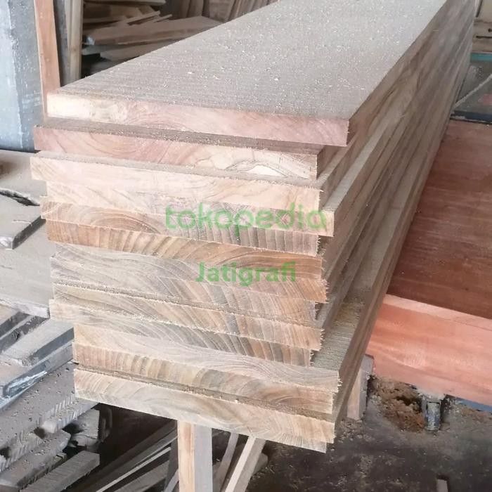 

Papan Kayu Jati Perhutani Asli 200x15x2CM