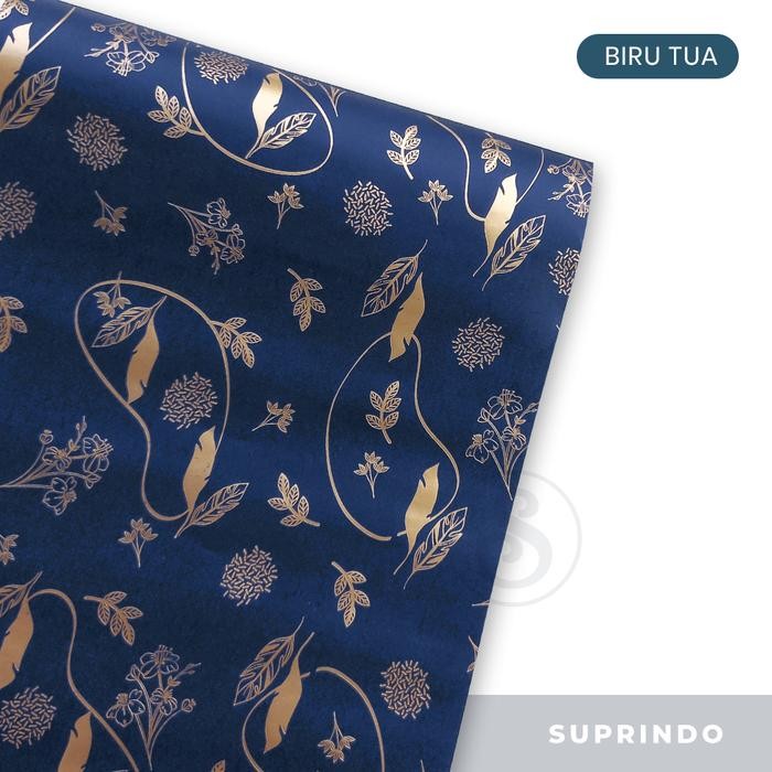 

Pesta- PREMIUM KERTAS KADO FOIL BUNGA SUPRINDO