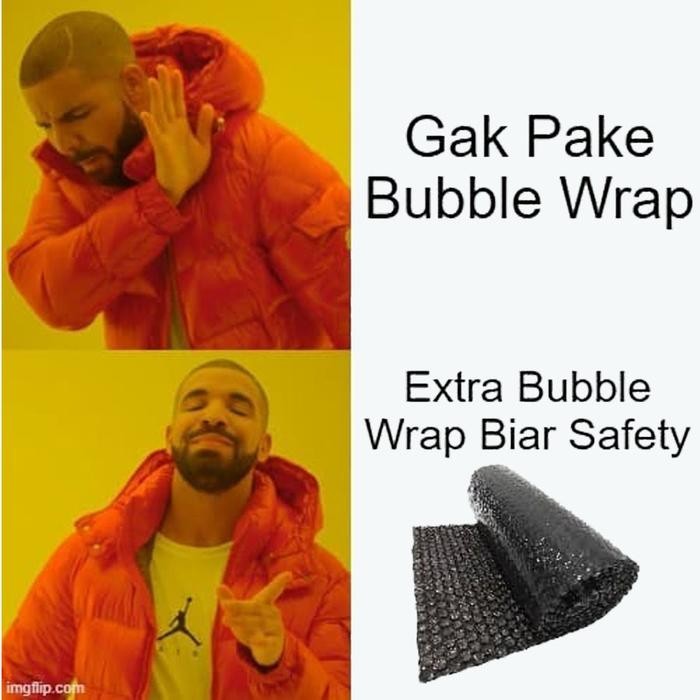 

Pesta- Extra Bubble Wrap Biar Packing Makin Aman