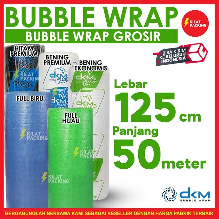 

Pesta- PLASTIK BUBBLE WRAP 125CM X 50M / BUBBLE WRAP DKM PLUS PREMIUM MURAH