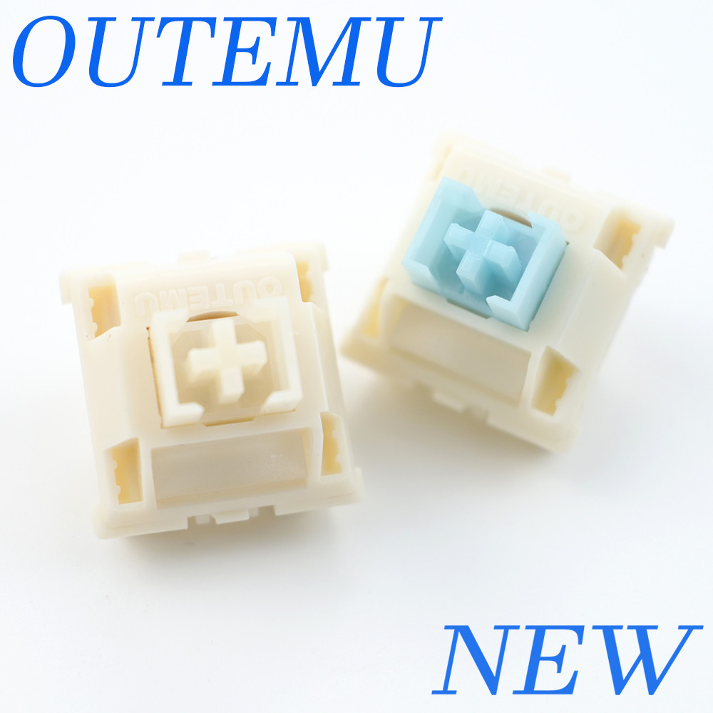 Outemu Lubed Switches 100% Pure Pom Linear Switch Mechanical Keyboard Custom 5Pin 40G Lengthened