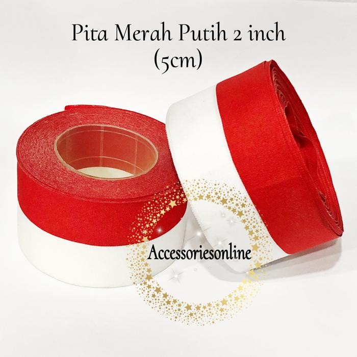 

Pesta- pita merah putih 2 inch 5cm - 1 roll