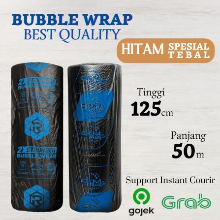 

Pesta- PLASTIK BUBBLE WRAP DKM+ BLACK - BUBLE LAPISAN PACKING