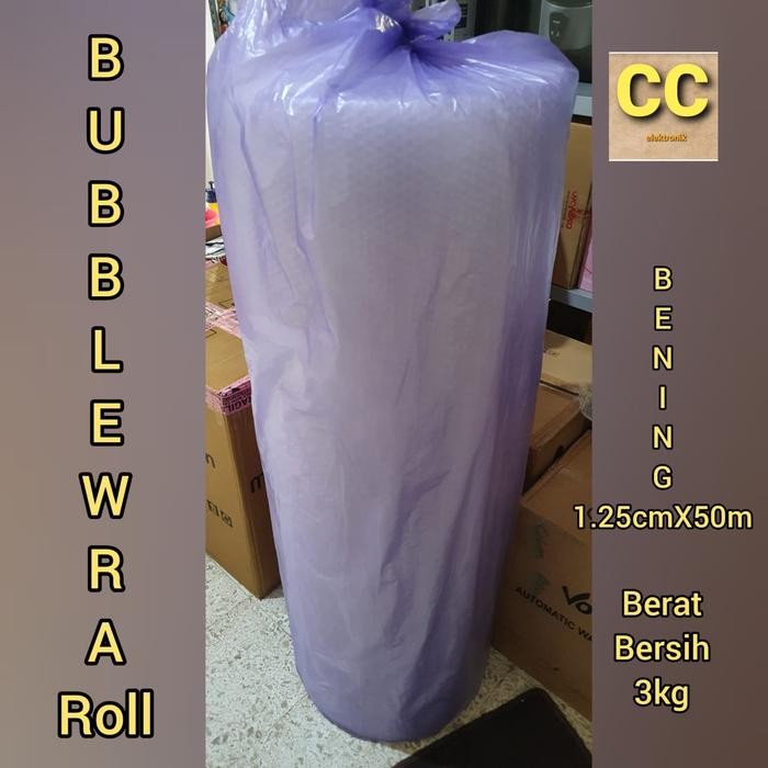 

gema.gemilang Bubblewrap Roll 1.25X50m Bubble Wrap Roll Bening 3kg
