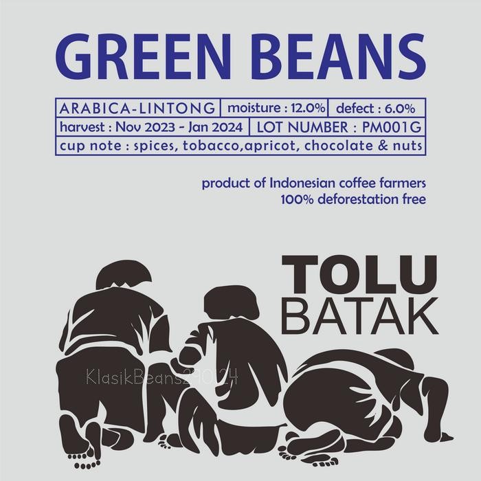

Greenbeans Arabica Lintong - Tolubatak