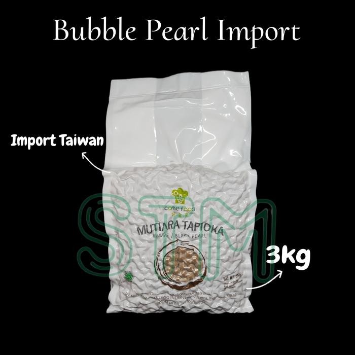 

Bubble Impor Taiwan Asli(Tapioca Pearl Bubble,3kg/bag)