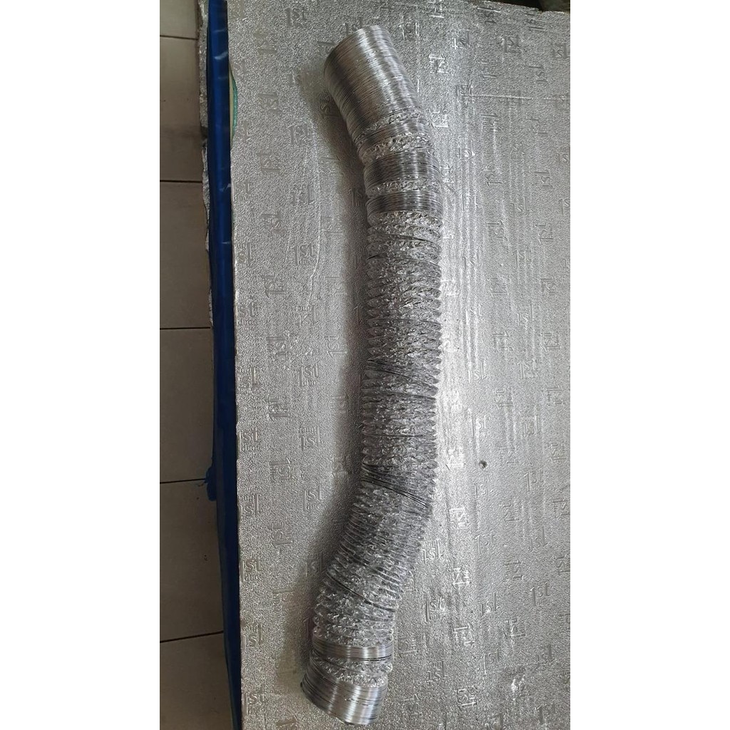 READY STOK FLEXIBLE DUCT 4 INCH / FLEXIBLE DUCT / ALUMUNIUM FLEXIBLE DUCT