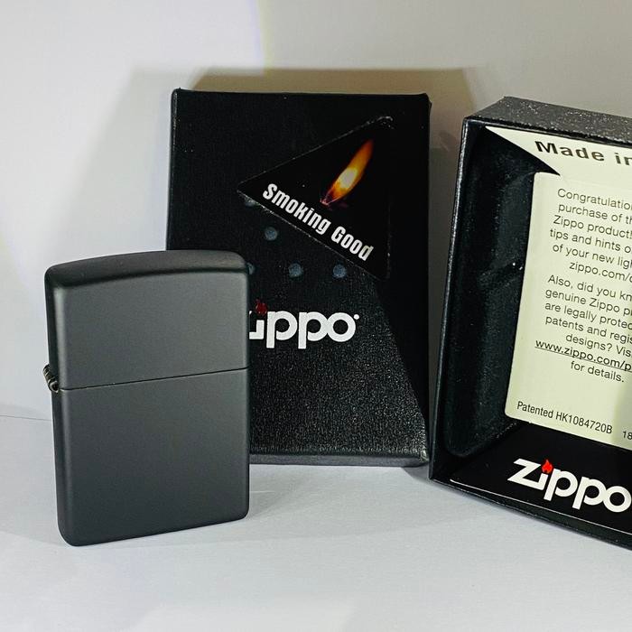 Hapnest- Zippo Black Matte 218